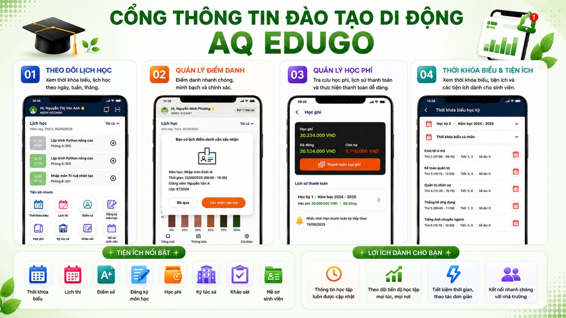 Mùa nhập học 2026: AQ EduGo đồng hành cùng sinh viên trên hành trình học tập